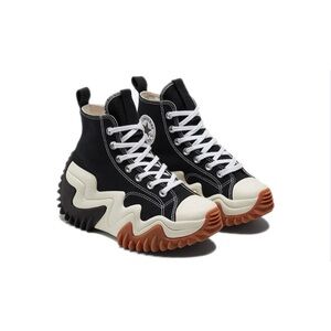 Converse Black and White Athletic Shoes